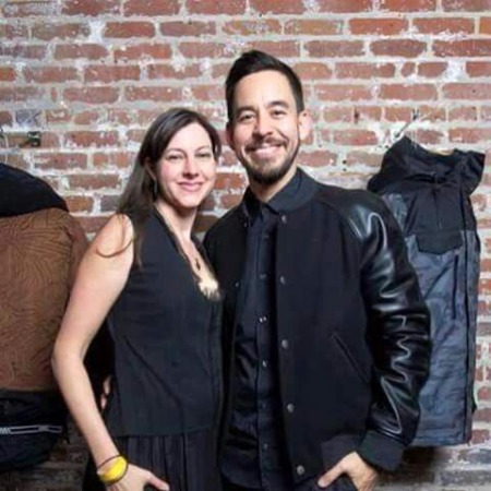 Mike Shinoda and his wife Anna Hillinger.